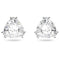 Millenia Stud Trilliant Cut Crystal White Rhodium Plated Earrings 5619498Swarovski5619498