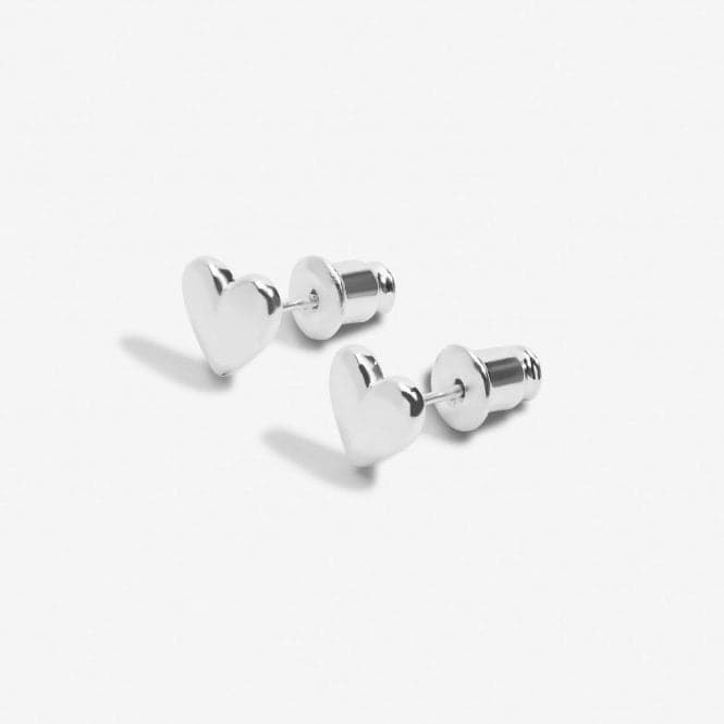 Mini Charms Heart Silver Plated Earrings 7054Joma Jewellery7054