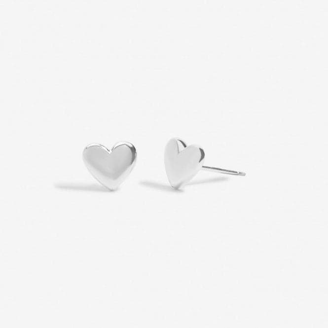Mini Charms Heart Silver Plated Earrings 7054Joma Jewellery7054