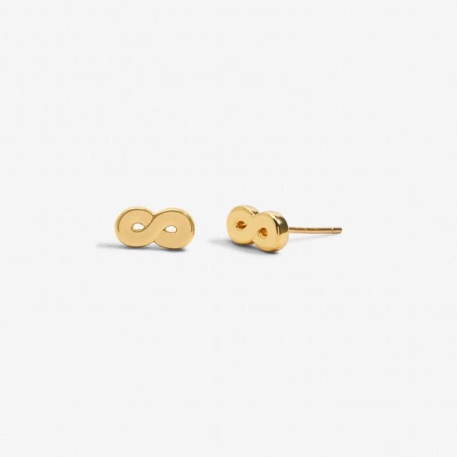 Mini Charms Infinity Gold Plated Earrings 7056Joma Jewellery7056