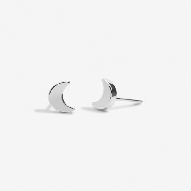 Mini Charms Moon Silver Plated Earrings 7055Joma Jewellery7055