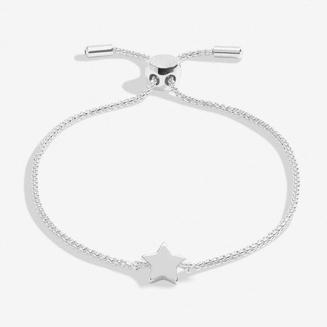 Mini Charms Star Silver Plated 24.5cm Adjustable Bracelet 7143Joma Jewellery7143