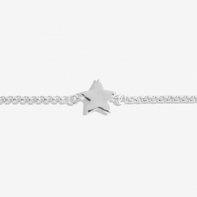 Mini Charms Star Silver Plated 24.5cm Adjustable Bracelet 7143Joma Jewellery7143