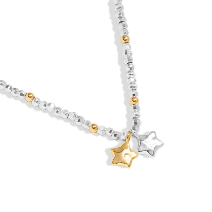 Mini Charms Stars Silver & Gold Plated Necklace 8608Joma Jewellery8608