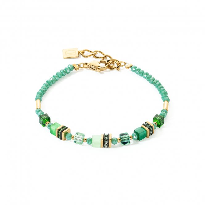 Mini Cubes Green Bracelet 4565/30 - 0500Coeur De Lion4565/30 - 0500