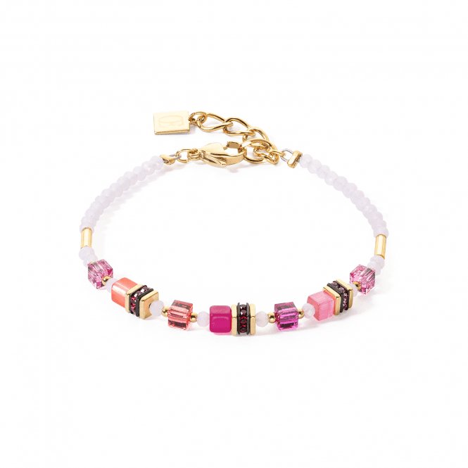 Mini Cubes Magenta Bracelet 4565/30 - 0422Coeur De Lion4565/30 - 0422