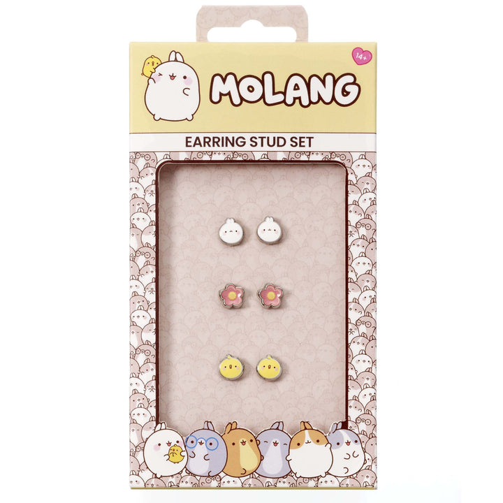 Molang and Piu Piu Stud Earring Set MLES0127