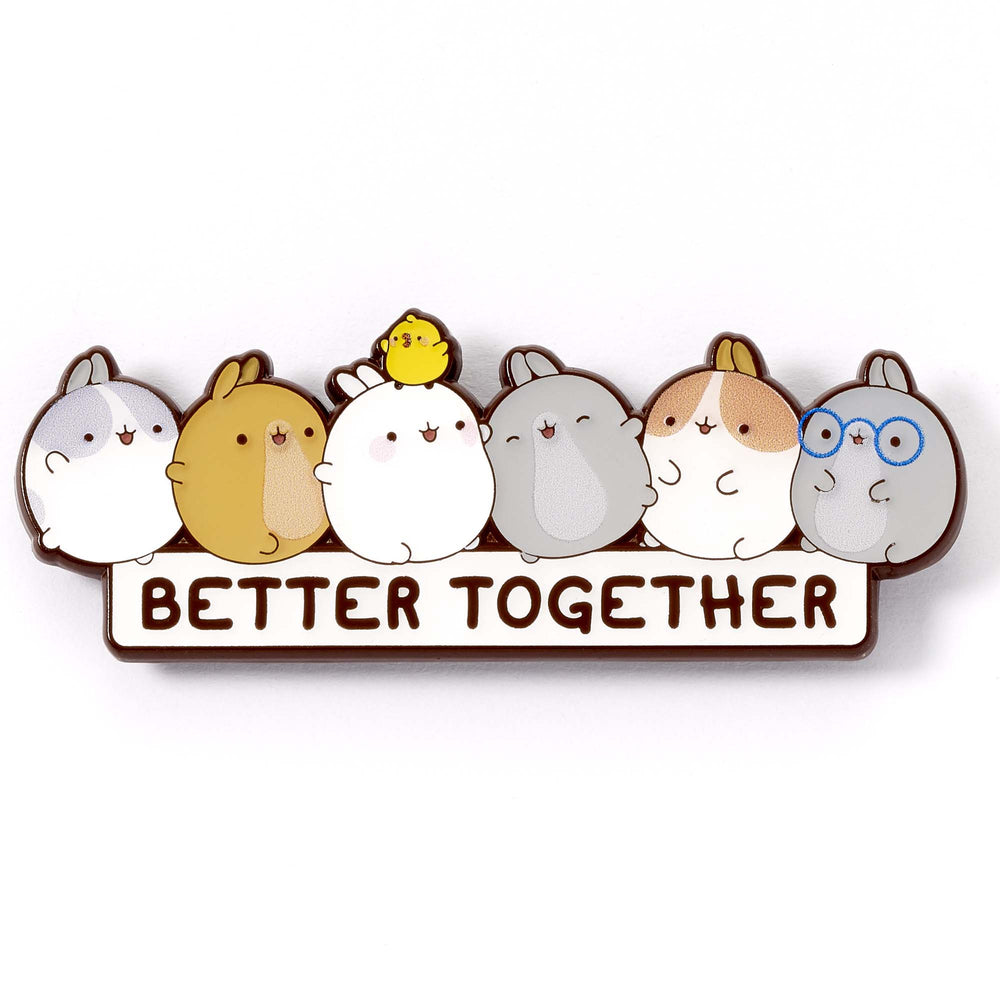 Molang Better Together Pin Badge MLPB0130