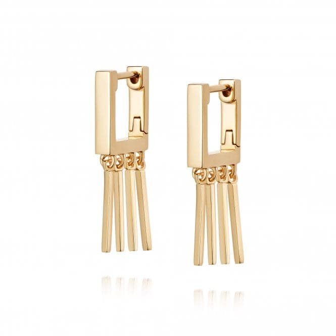 Moira Rose Huggie Hoop 18ct Gold Plate Earrings HUG03_GPDaisyHUG03_GP