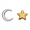 Moon and Star Stud Earrings E6008BeginningsE6008