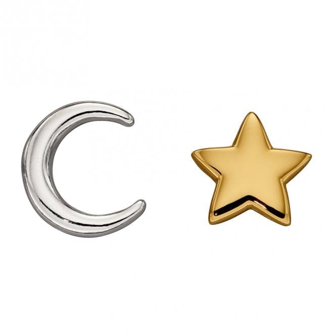 Moon and Star Stud Earrings E6008BeginningsE6008