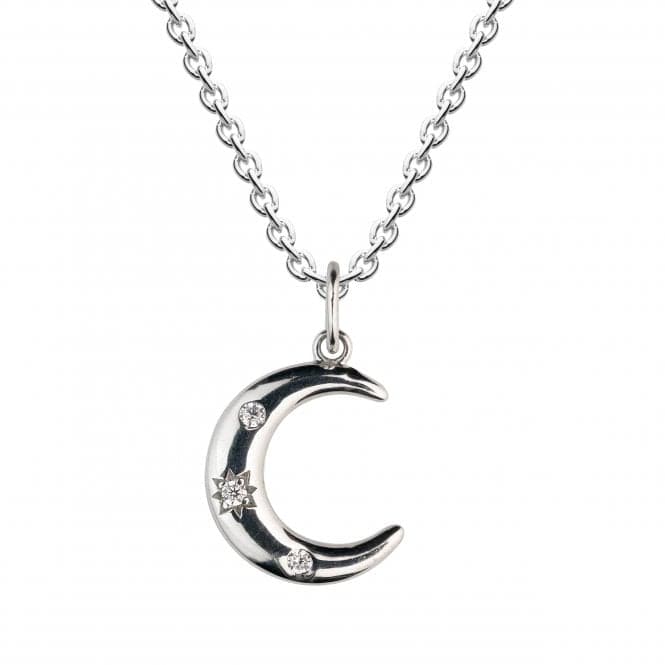 Moon Star set Zirconia Pendant 9443CZDew9443CZ