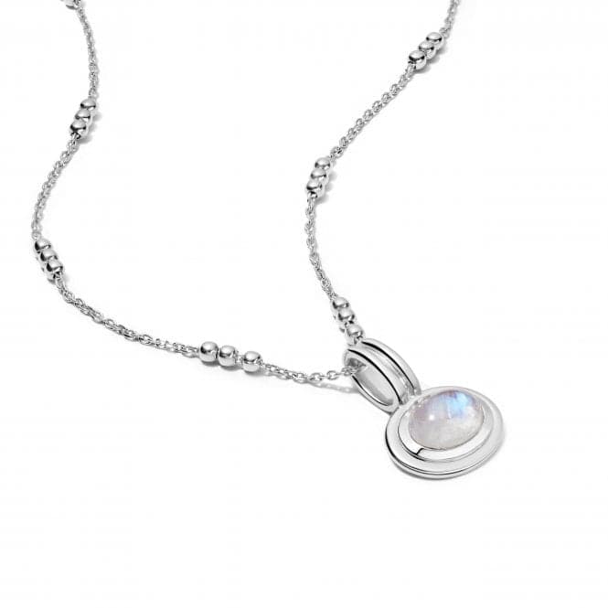 Moonstone Sterling Silver Necklace HN3001_SLVDaisyHN3001_SLV