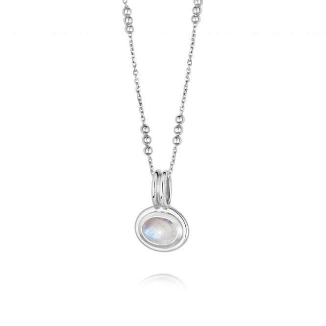 Moonstone Sterling Silver Necklace HN3001_SLVDaisyHN3001_SLV