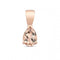 Morganite Claw Set Pendant PD235RMGemstones JewelleryPD235RM
