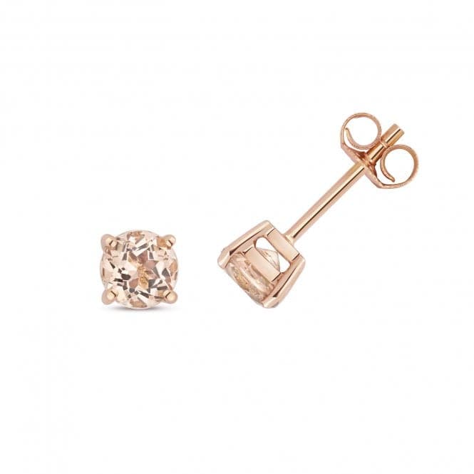 Morganite Claw Set Stud Earrings ED241RMGemstones JewelleryED241RM