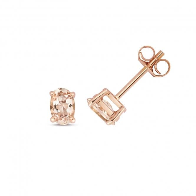 Morganite Claw Set Stud Earrings ED242RMGemstones JewelleryED242RM