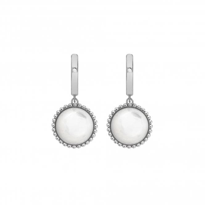 Mother of Pearl Circle Earrings DE740Hot DiamondsDE740
