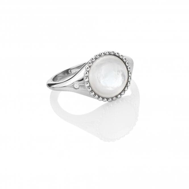 Mother of Pearl Circle Ring DR258Hot DiamondsDR258/K