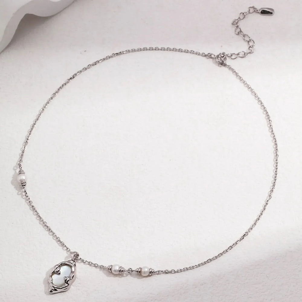 Mother Shell Pearl Necklace