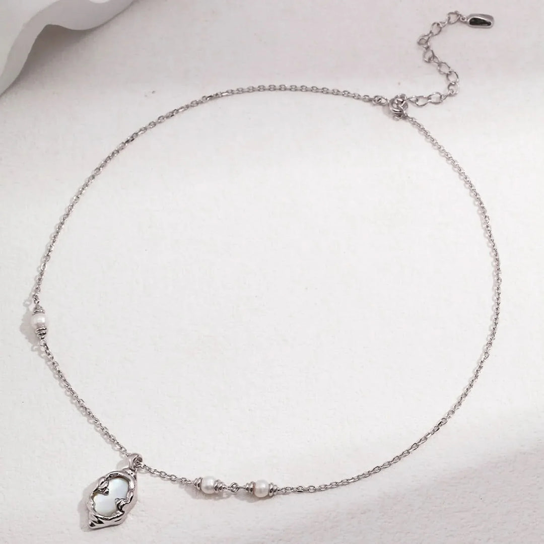 Mother Shell Pearl Necklace