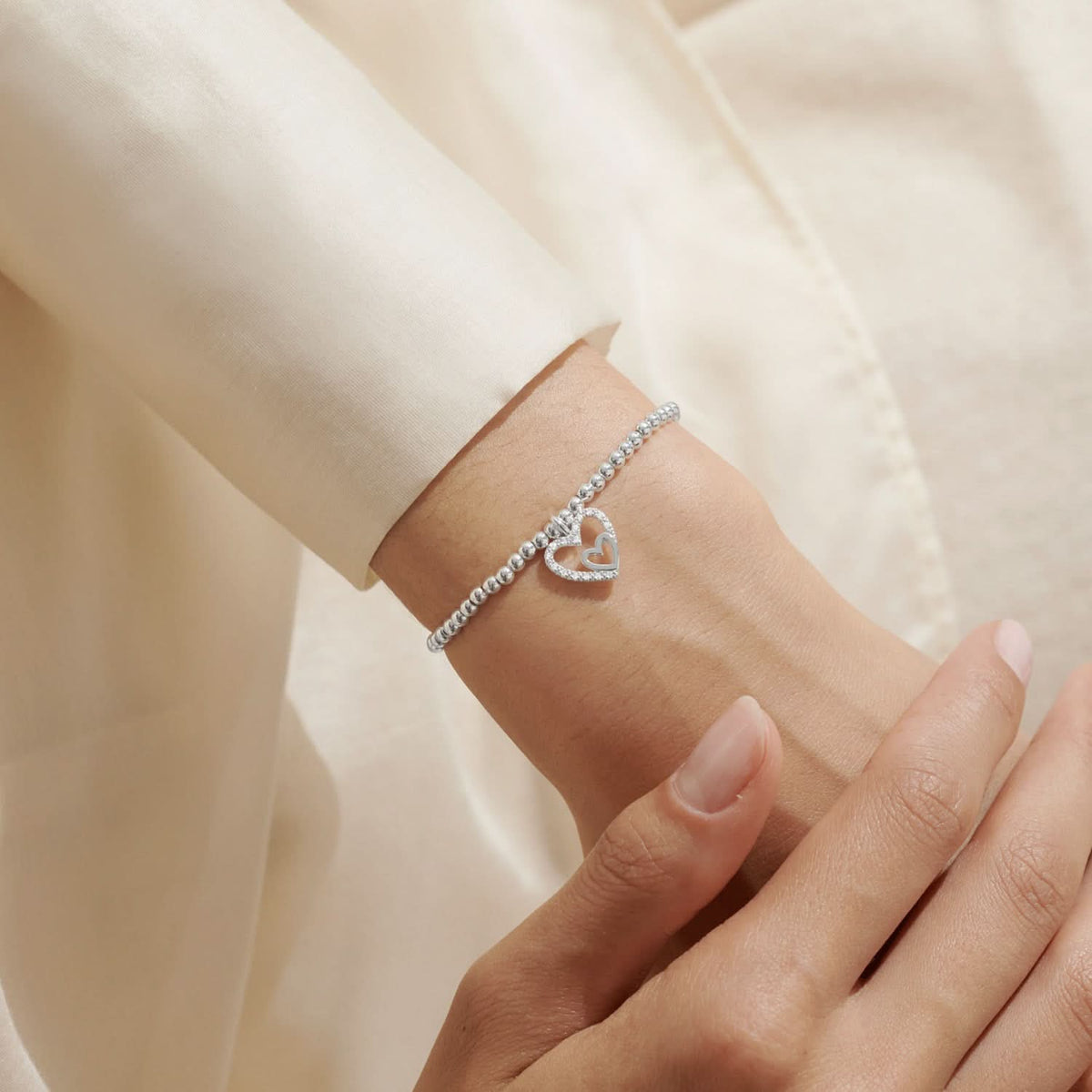 Mother's Day A Little Happy Mother's Day Silver Plated Bracelet 8507Joma Jewellery8507