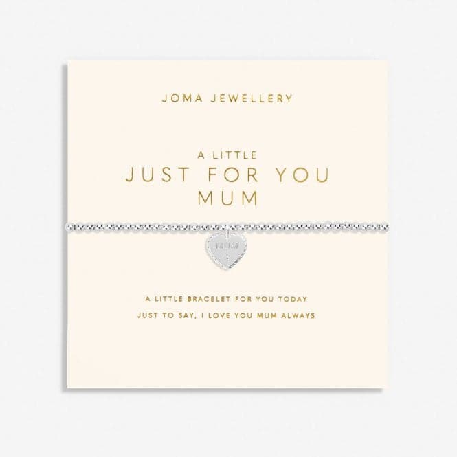 Mother's Day A Little Just For You Mum Silver Plated 17.5cm Bracelet 6864Joma Jewellery6864
