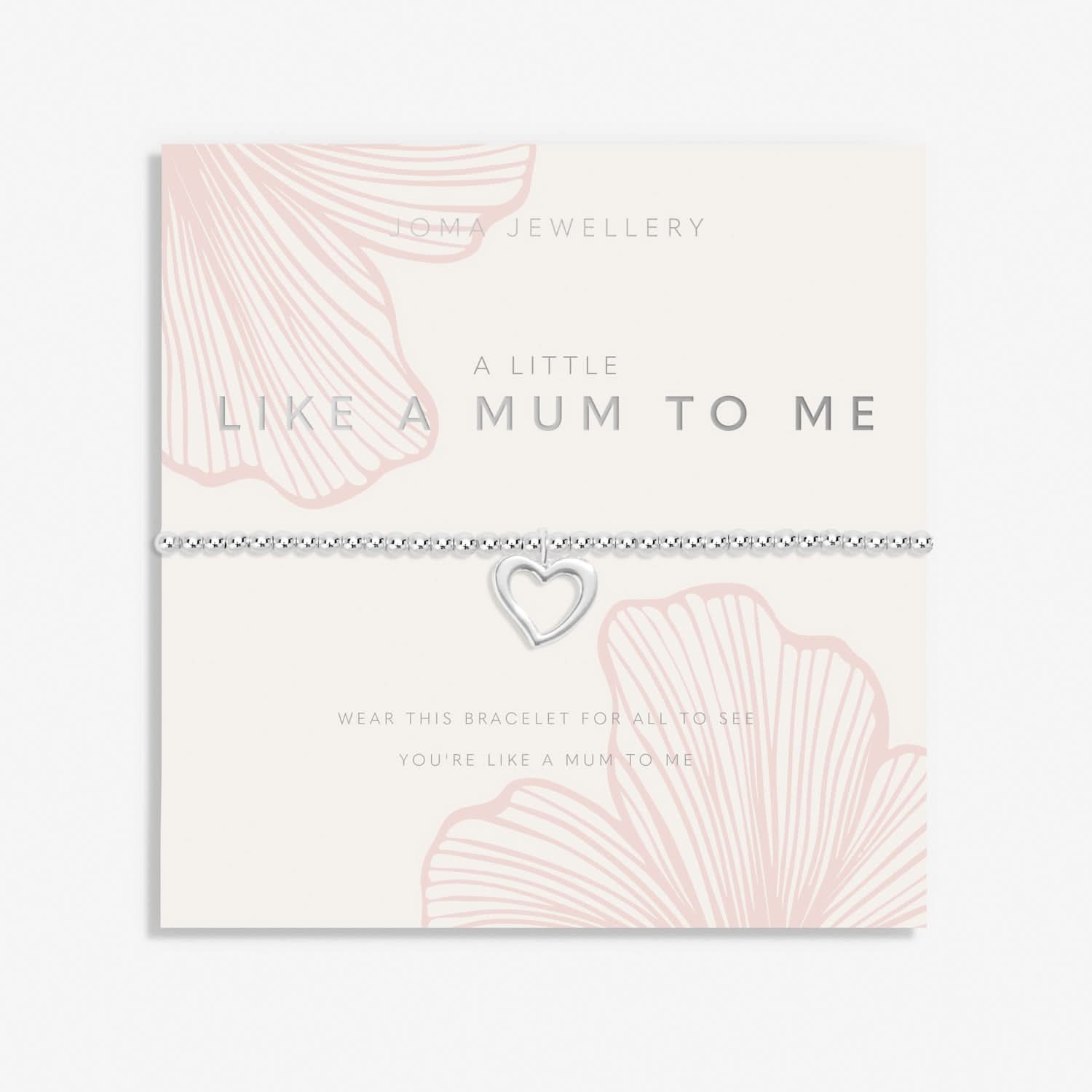 Mother's Day A Little Like A Mum To Me Silver Plated Bracelet 8511Joma Jewellery8511