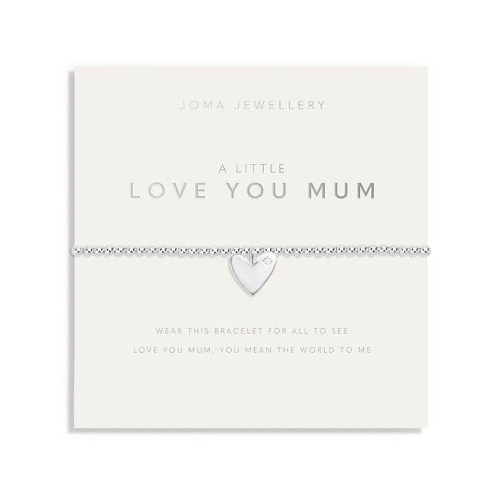 Mother's Day A Little Love You Mum Silver Plated Bracelet 8512Joma Jewellery8512