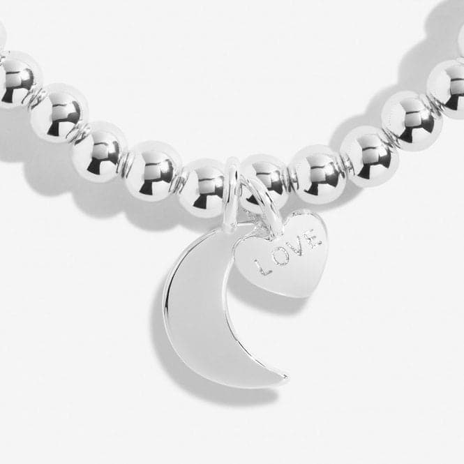 Mother's Day A Little Love You To the Moon Back Mum Silver Plated 17.5cm Bracelet 6858Joma Jewellery6858