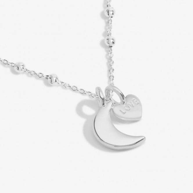Mother's Day A Little Love You To the Moon Back Mum Silver Plated Necklace 6930Joma Jewellery6930