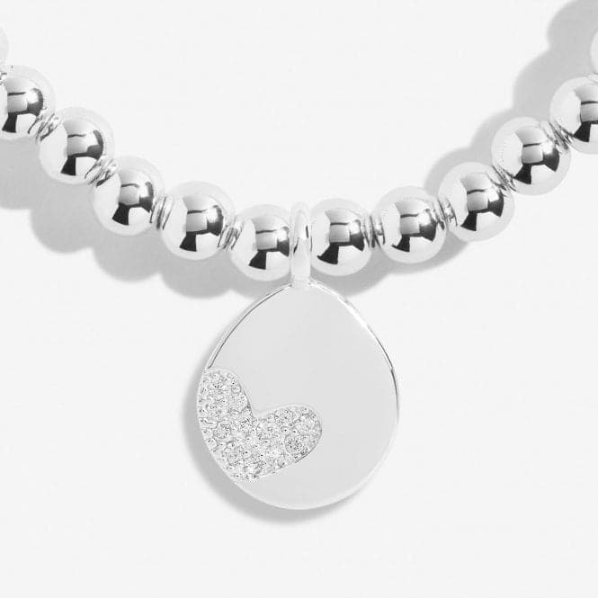 Mother's Day A Little Lucky To Have A Mum Like You Silver Plated 17.5cm Bracelet 6865Joma Jewellery6865