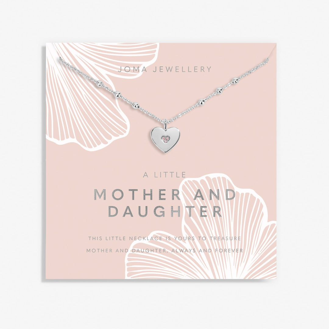 Mother's Day A Little Mother And Daughter Silver Plated Necklace 8585Joma Jewellery8585