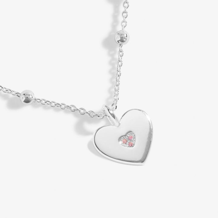 Mother's Day A Little Mother And Daughter Silver Plated Necklace 8585Joma Jewellery8585