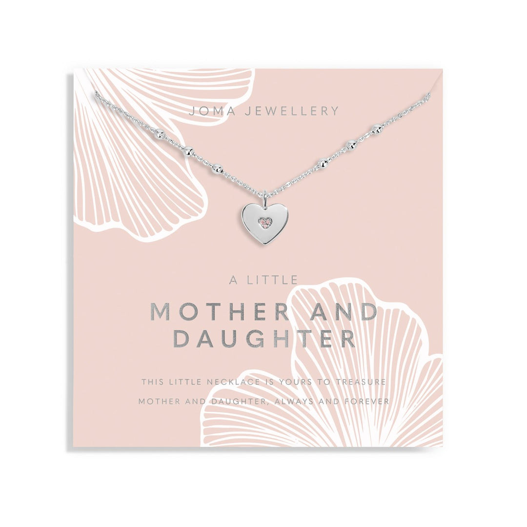 Mother's Day A Little Mother And Daughter Silver Plated Necklace 8585Joma Jewellery8585