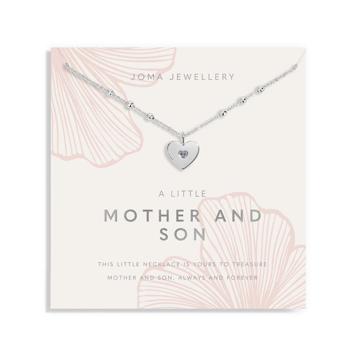 Mother's Day A Little Mother And Son Silver Plated Necklace 8586Joma Jewellery8586