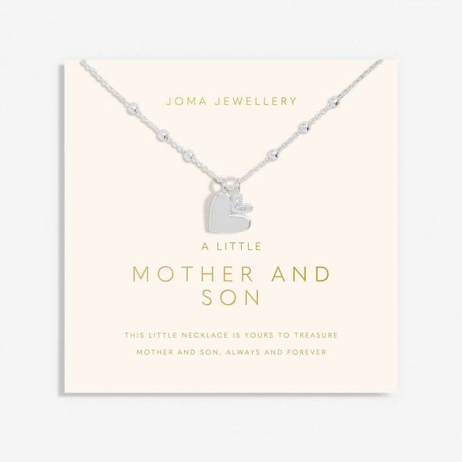 Mother's Day A Little Mother Son Silver Plated 46cm + 5cm Necklace 6927Joma Jewellery6927