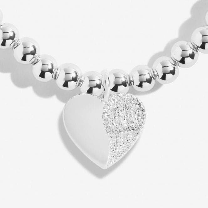 Mother's Day A Little Mum Always Loved Forever Missed Silver Plated 17.5cm Bracelet 6860Joma Jewellery6860