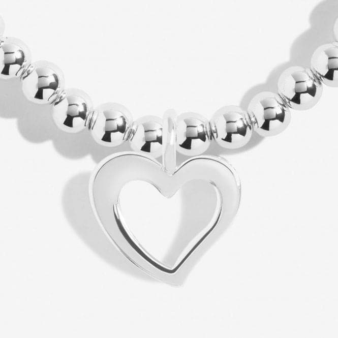 Mother's Day From the Heart Gift Box Love You Mum Silver Plated Bracelet 6962Joma Jewellery6962