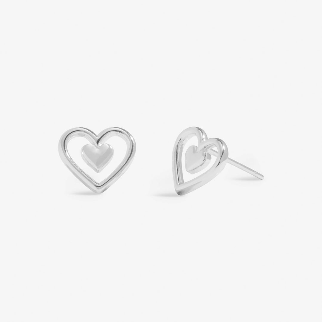 Mother's Day From the Heart Happy Mother's Day Silver Plated Earrings 8570Joma Jewellery8570