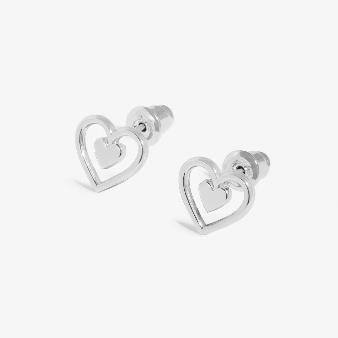 Mother's Day From the Heart Happy Mother's Day Silver Plated Earrings 8570Joma Jewellery8570