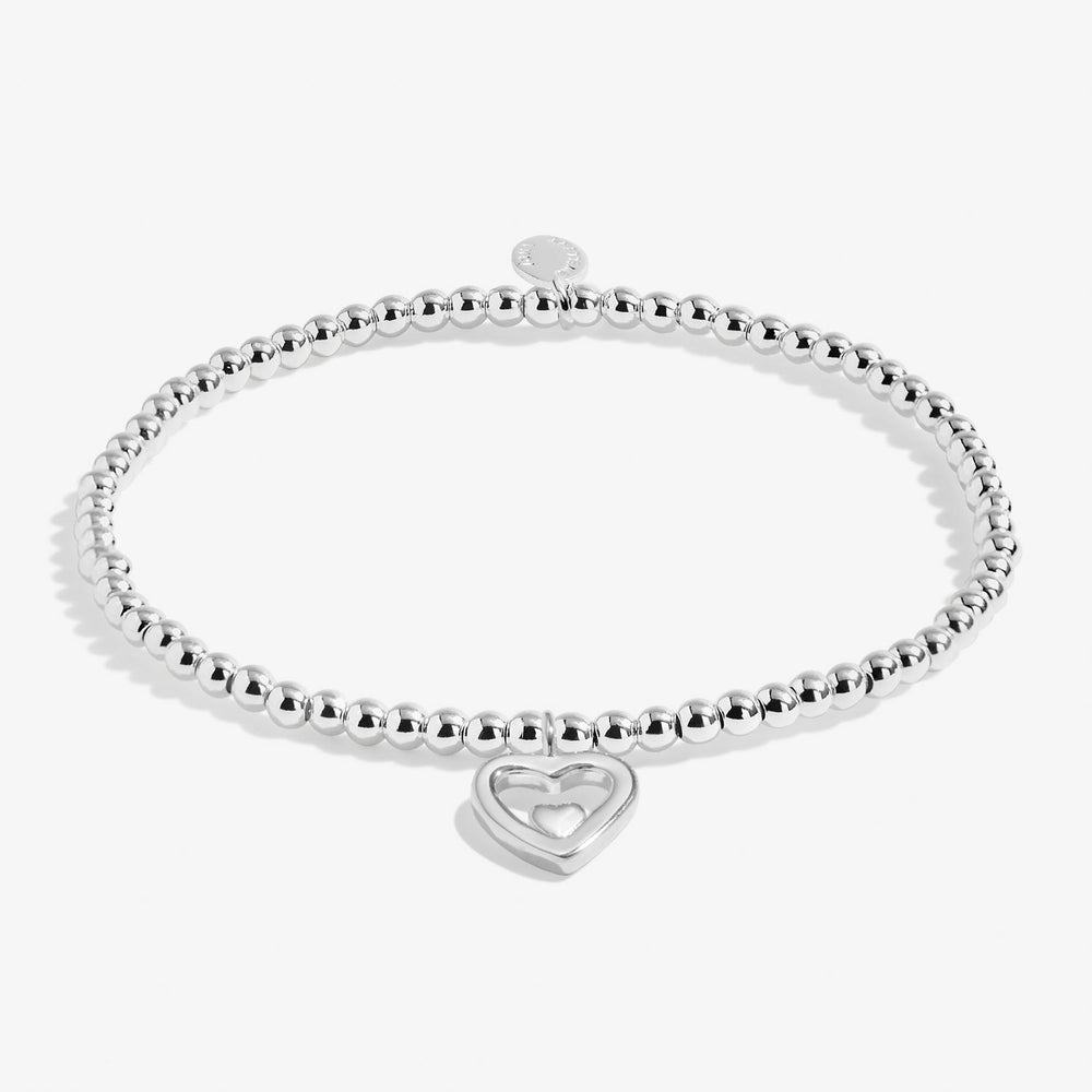 Mother's Day From the Heart Love You Mum Silver Plated Bracelet 8571Joma Jewellery8571