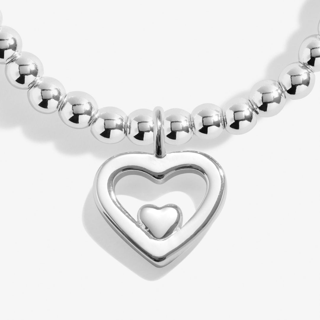 Mother's Day From the Heart Love You Mum Silver Plated Bracelet 8571Joma Jewellery8571