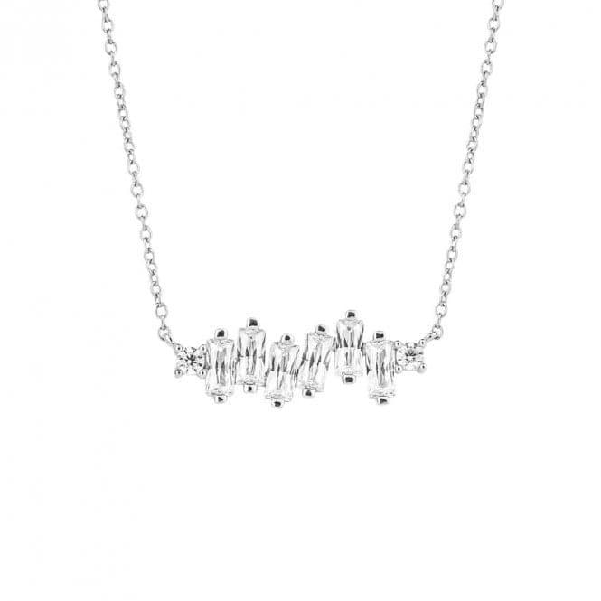 Multi Baguette Zirconia Necklace N4497DiamonfireN4497