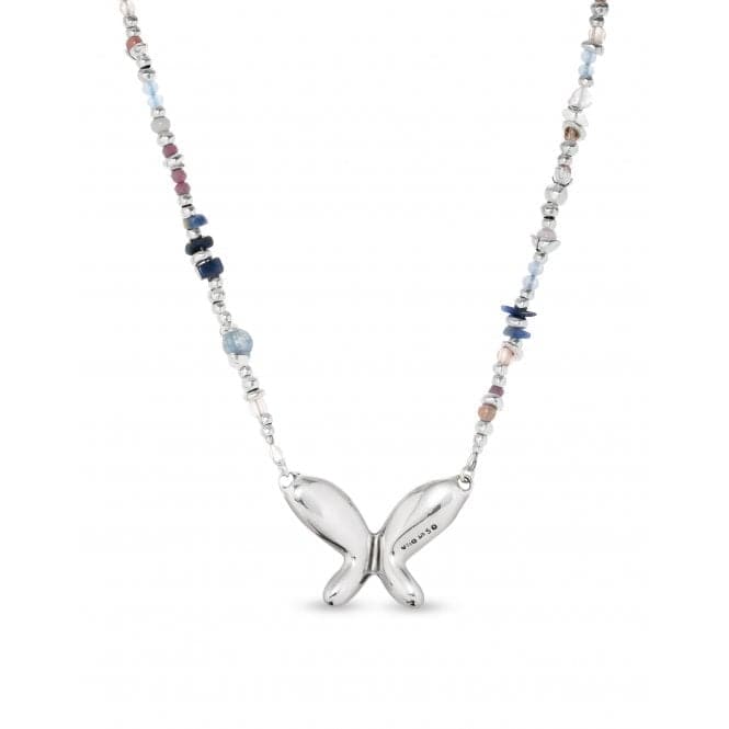 Multicoloured Crystal Superfly Necklace COL1857MCLMTLUNOde50COL1857MCLMTL