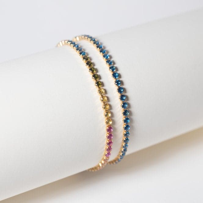 Multicoloured Zirconia Ellera Grande Bracelet SJ - B2870 - XCZ - YGSif JakobsSJ - B2870 - XCZ - YG - 17