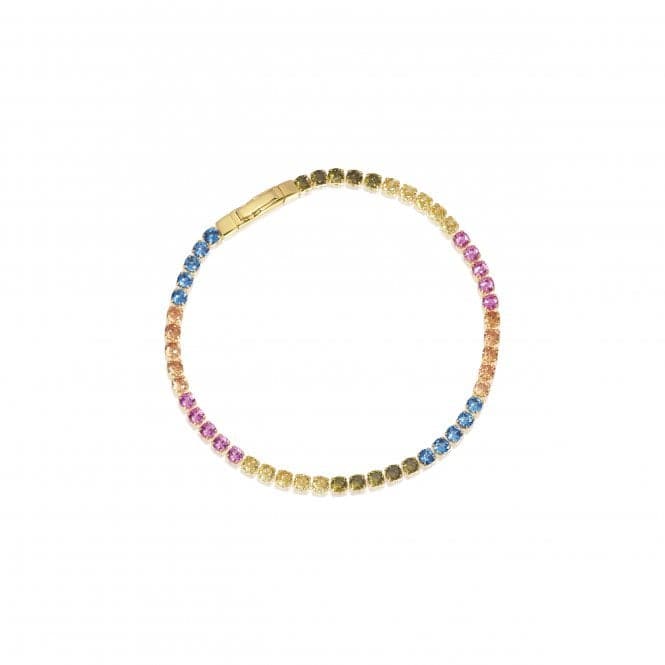 Multicoloured Zirconia Ellera Grande Bracelet SJ - B2870 - XCZ - YGSif JakobsSJ - B2870 - XCZ - YG - 17