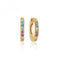 Multicoloured Zirconia Ellera Medio Earrings SJ - E2859 - XCZ(YG)Sif JakobsSJ - E2859 - XCZ(YG)
