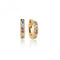 Multicoloured Zirconia Ellera Piccolo Earrings SJ - E1066 - XCZ(YG)Sif JakobsSJ - E1066 - XCZ(YG)