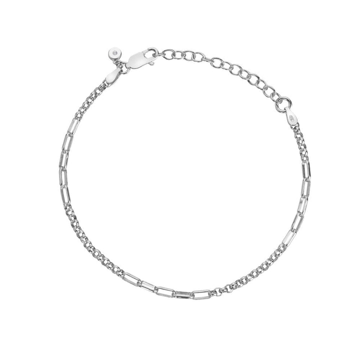 Sterling Silver Multilink Bracelet DL702